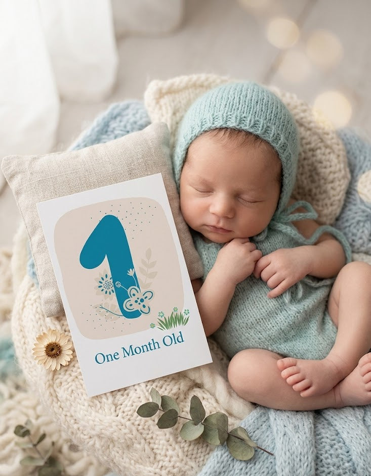 Baby Milestone Cards (Abstract)